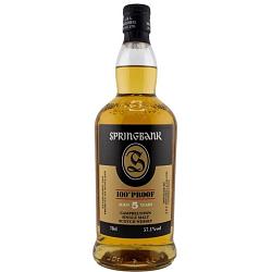 Springbank, 100 Proof 5 år, 2025 Release Single Campbeltown Malt Whisky, 57.1 %