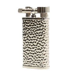 Savinelli, New Bolbo Ex Long med hamret sølvfinish