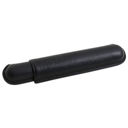 BLACK LEATHER CIGAR CASE, 1 FINGER