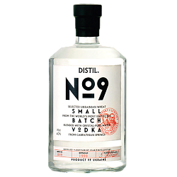 Distil. No9, Small Batch, 70 cl, Vodka, Ukraine