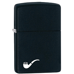 Zippo, Pibelighter med GASINDSATS, Matte Black
