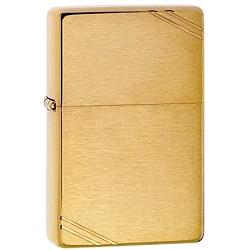 Zippo, Vintage Look Børtet Messing